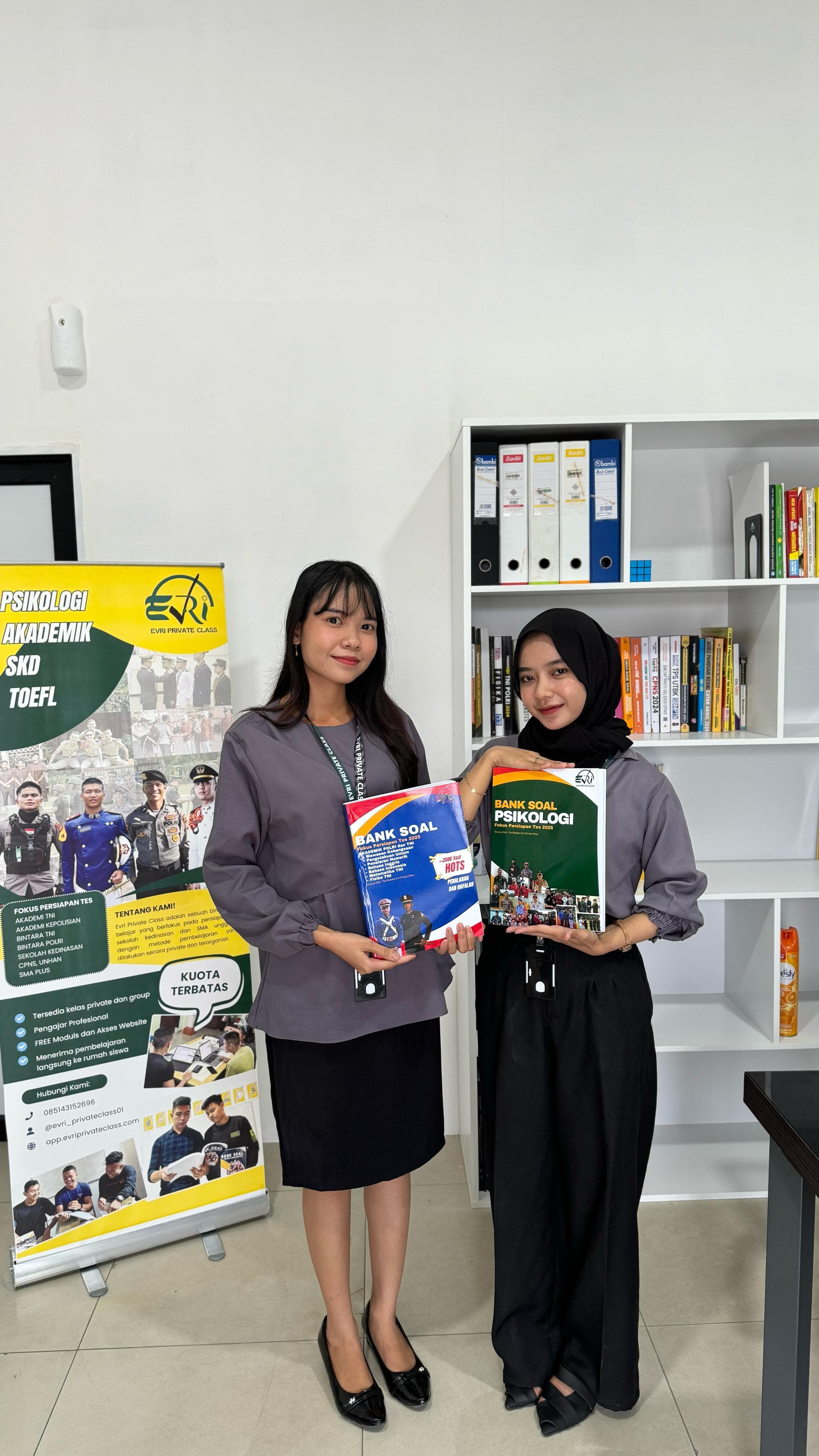 Dua modul Bank Soal Evri Private Class: akademik TNI-Polri dan psikologi